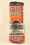 Coarse Steel Wool - 16 pads